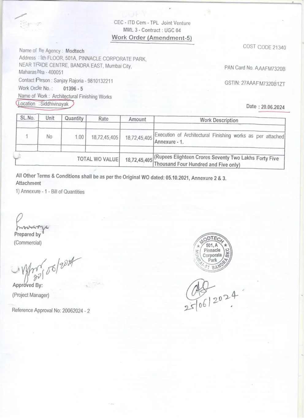 Foot Over Bridge — Vivekananda Marg