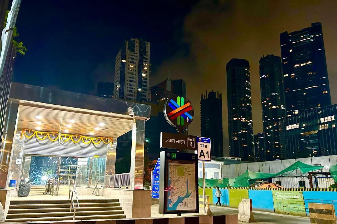 Worli Underground Metro Station 2